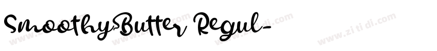 SmoothyButter Regul字体转换